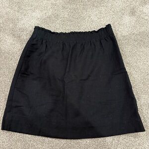 J. Crew Classic Black A-Line Skirt